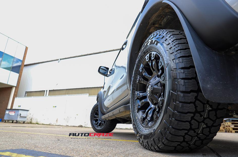 FORD-RANGER-VAPOR-BLACK-MACHINED-WITH-DARK-TINT
